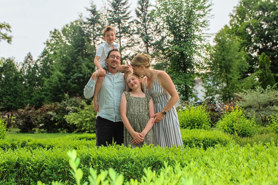 Family portrait session in New Hampshire